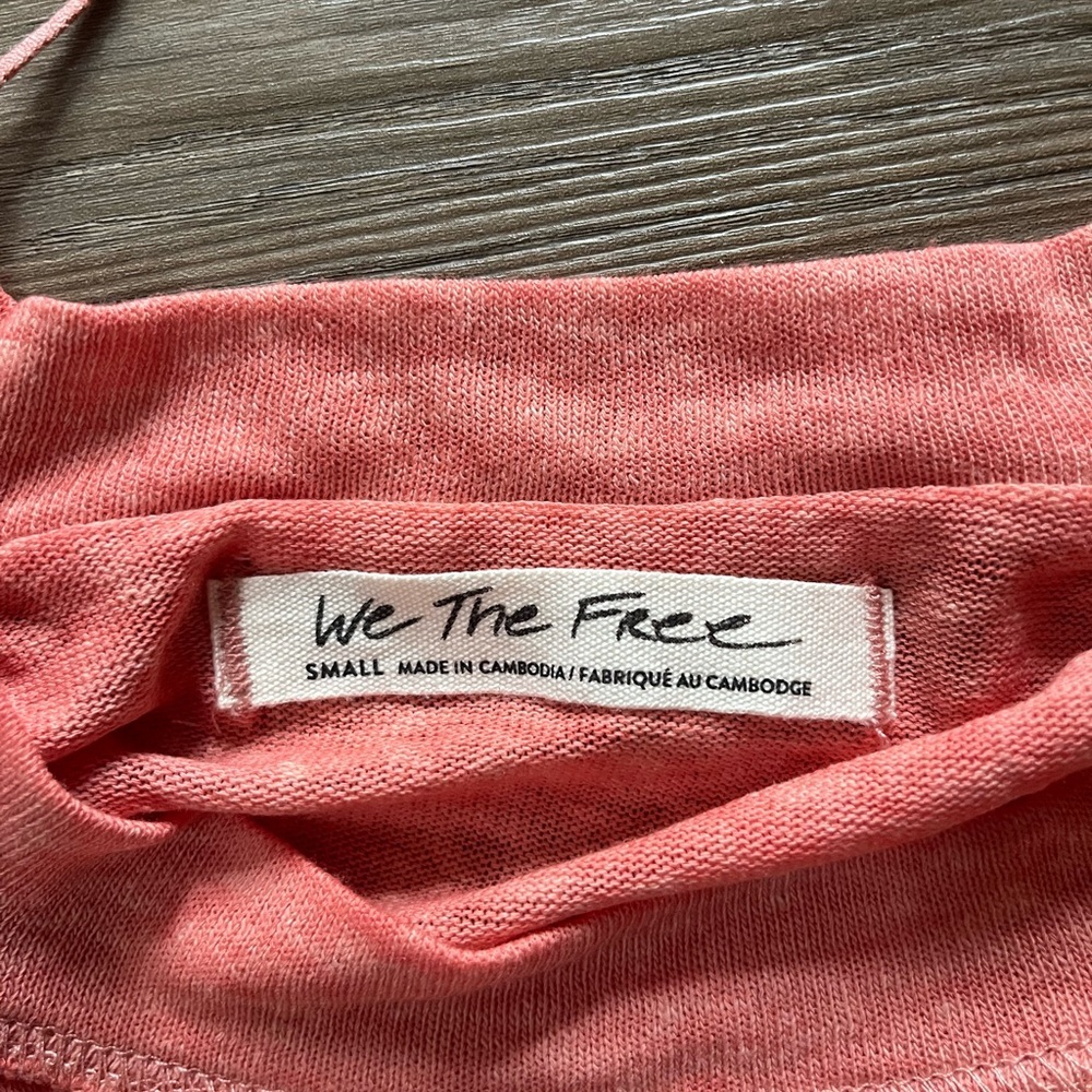 We‎ The Free Kyoto Oversized Tee Coral Women’s Small - Picture 5 of 10